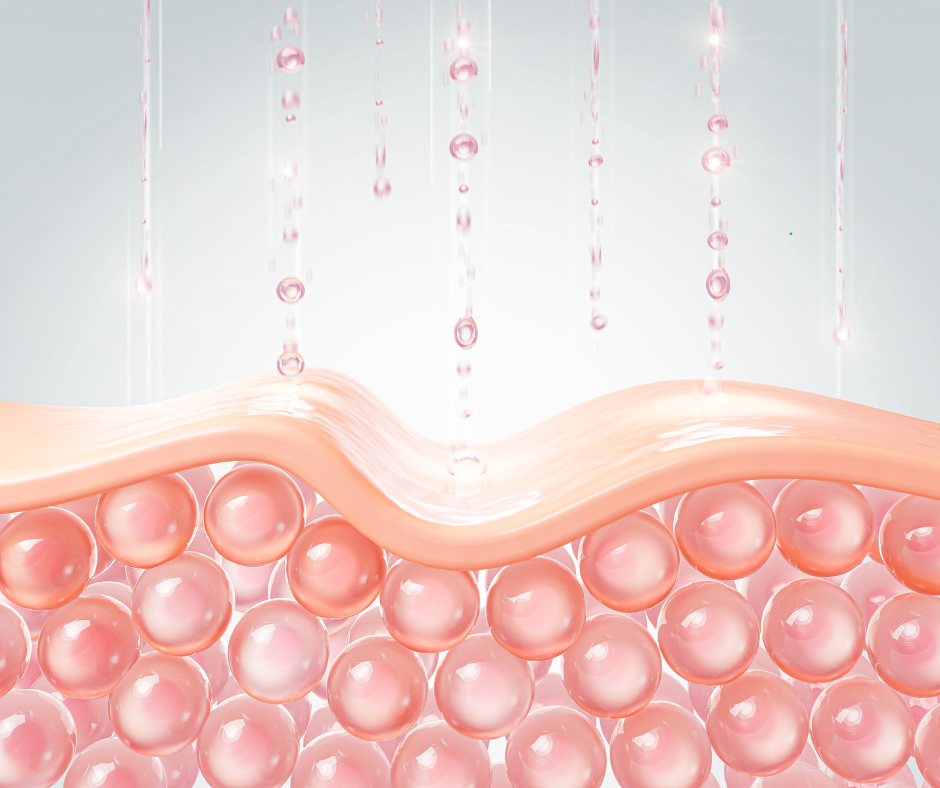 Soin visage anti-âge fils de collagène